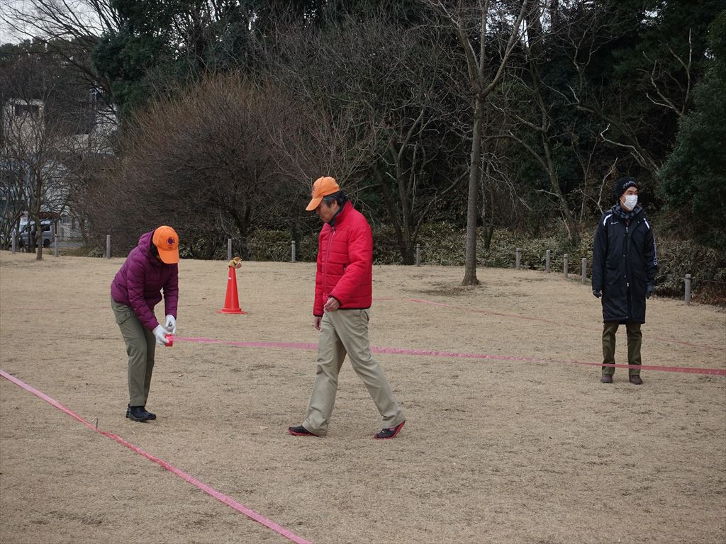 スポーツ鬼ごっこのコート作り スポーツ鬼ごっこのコート作り